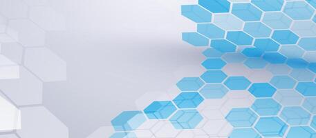 Abstract geometric hexagon shape technology digital hi tech concept background vector