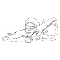 Summing Outline Illustration Character vector