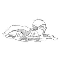 Summing Outline Illustration Design vector