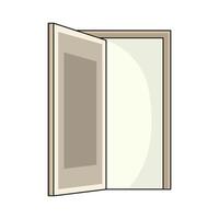 illustration of Door Open vector