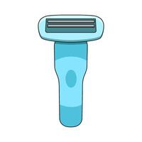 illustration of Blue Shaver vector