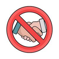 illustration of No Handshake vector