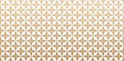 Seamless geometric pattern based on traditional islamic art golden color isolated white background for fabric, textile, cover, wrapping paper, greeting cards and Invitation, cutting laser fence ornate vector