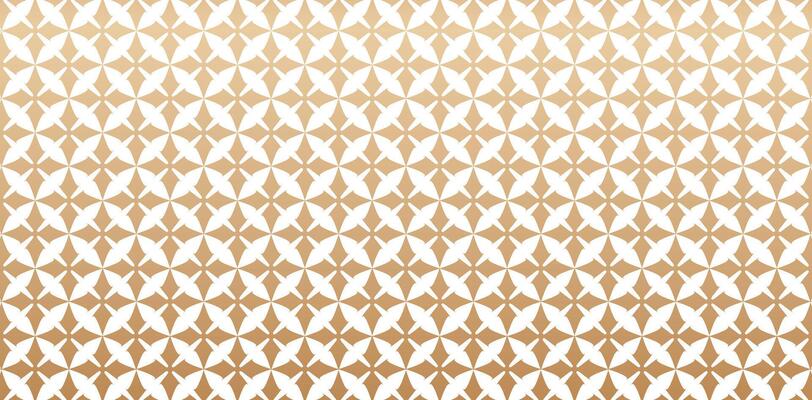 Seamless geometric pattern based on traditional islamic art golden color isolated white background for fabric, textile, cover, wrapping paper, greeting cards and Invitation, cutting laser fence ornate