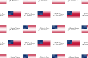 Seamless pattern background with the USA flag png