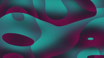 Abstract Teal and Purple Wave Pattern Background video