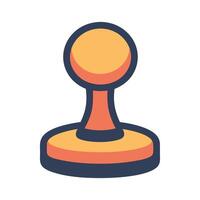 Illustration of a Rubber Stamp Perfect for Branding Approval and Authentication vector