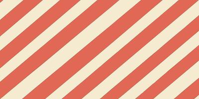 Diagonal Stripes Coral and Cream Pattern Texture vector