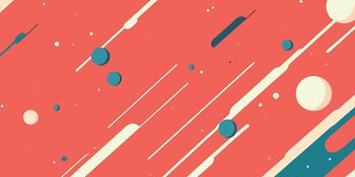 Coral Red Abstract Texture Background Design with Diagonal Lines and Dots vector