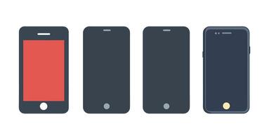 Smartphone Evolution A Visual Timeline of Mobile Design vector