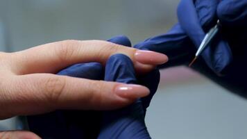 Discover the Elegant Nail Art Application in a Chic, Inviting Salon Setting for All video