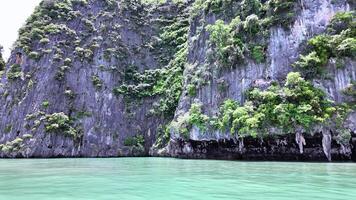 Limestone Cliffs in the Andaman Sea, Limestone Cliff video