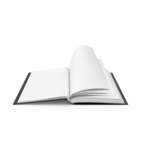 Blank open Book on transparent background png