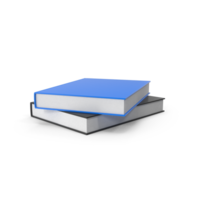 Blank book template on transparent background png