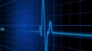 Digital Pulse on Blue Grid Loop video