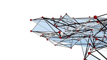 Intricate 3D Network Structure Loop video