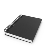 Spiral Notebook on transparent background png