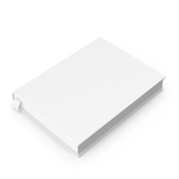 Blank book cover mockup layout design with shadows for branding png
