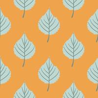 Seamless pattern Autumn leaf border. Gift wrap and scrapbook. illustration for wallpaper, gift paper, fill patterns, web page backgrounds, autumn greeting cards. vector