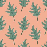 Ppattern Autumn leaf border. Gift wrap and scrapbook. illustration for wallpaper, gift paper, fill patterns, web page backgrounds, autumn greeting cards. vector