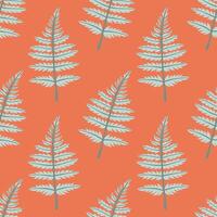 Modern abstract seamless patterns with natural colorful shapes. Autumn colors and fall leaves. illustration in flat style for Wrapping paper, textile print, wallpaper. vector
