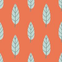 Print Seamless pattern Autumn leaf border. Gift wrap and scrapbook. illustration for wallpaper, gift paper, fill patterns, web page backgrounds, autumn greeting cards. vector