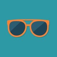 sunglasses icon in flat design vector