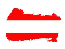 Austria Flag in Brush Style Map vector