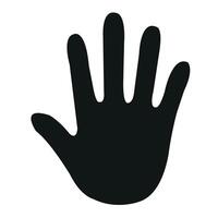 Human footprints symbol on white, footprints trail showing direction, walking or walking path, concept of journey, exploration icon vector