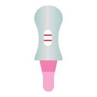 Digital and traditional pregnancy kits for early pregnancy detection, female health check and family planning tools icon vector