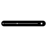 Brightness slider level control icon adjusting light intensity, digital design interface with a linear slider and light bulb symbols, icon vector
