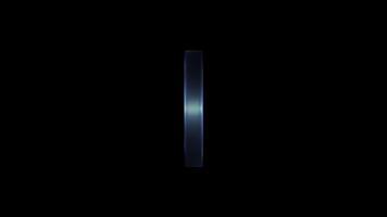3D share icon with glossy rainbow glow video