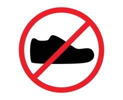 no shoes allowed. no shoes. A sign that says please remove your shoes vector