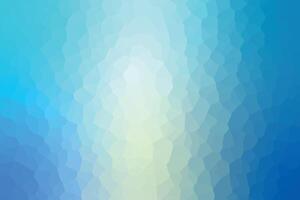 Abstract crystallized mosaic background with soft gradient colors blending from light blue vector