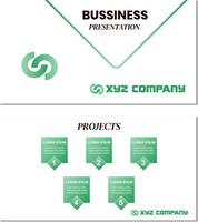 Business and finance Growth Statistics Presentation Design with infographics elements For business presentation, social media post, graphs, etc. vector