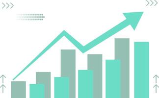 Businesses and Finance Growth graphs and statistics table illustration with icons, Graphics Elements, Etc. Illustration For swetable wallpaper, brochure, card, social media posts vector