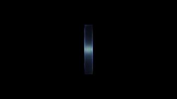 3D security lock icon with light reflections video
