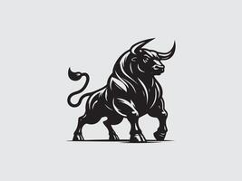 Angry Bull Clipart vector