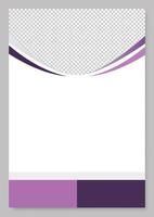 Flyer modern template for creative professional business vector
