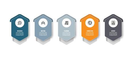 Business concept infographic. vector