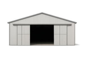 Simple Hangar Cutout Art for Creative Compositions and Designs png