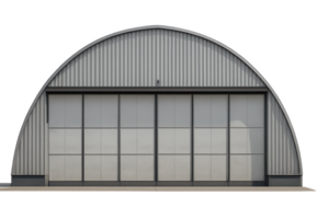 Simple Hangar Cutout Art for Stylized Design Projects png