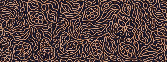 Cocoa chocolate background Vintage sketch line art vector
