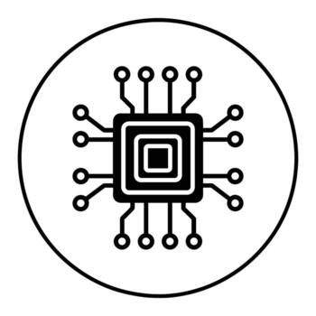 pastilla UPC icono mínimo circuito tablero diseño vector