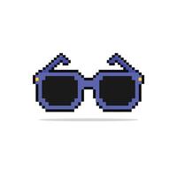 8-Bit Shades Icon for Gaming and Memes vector