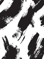 Dynamic Black and White Brushstrokes Abstract Art Texture vector