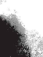 Black and White Abstract Texture Halftone Pattern Background vector