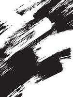 Dramatic Black and White Brush Strokes Texture Abstract Art Background vector