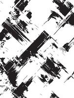 Black and White Abstract Texture Grunge Brush Strokes Diagonal Pattern Background vector