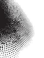 Stunning Monochrome Halftone Pattern Abstract Design Element vector